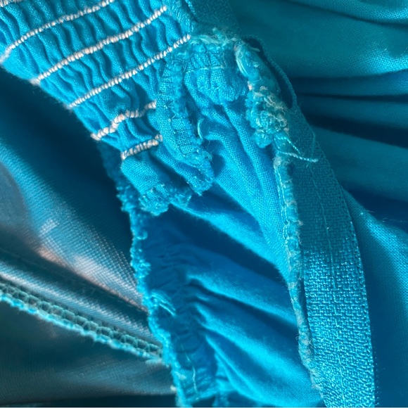 Vintage 80s Dress Strapless Size 7 - Picture 9 of 11